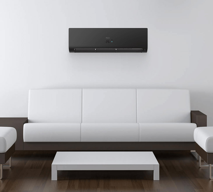 Sterowanie nadmuchem 3D w Haier Flexis Plus Black Matt