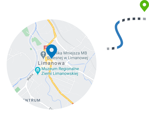 Limanowa - mapa