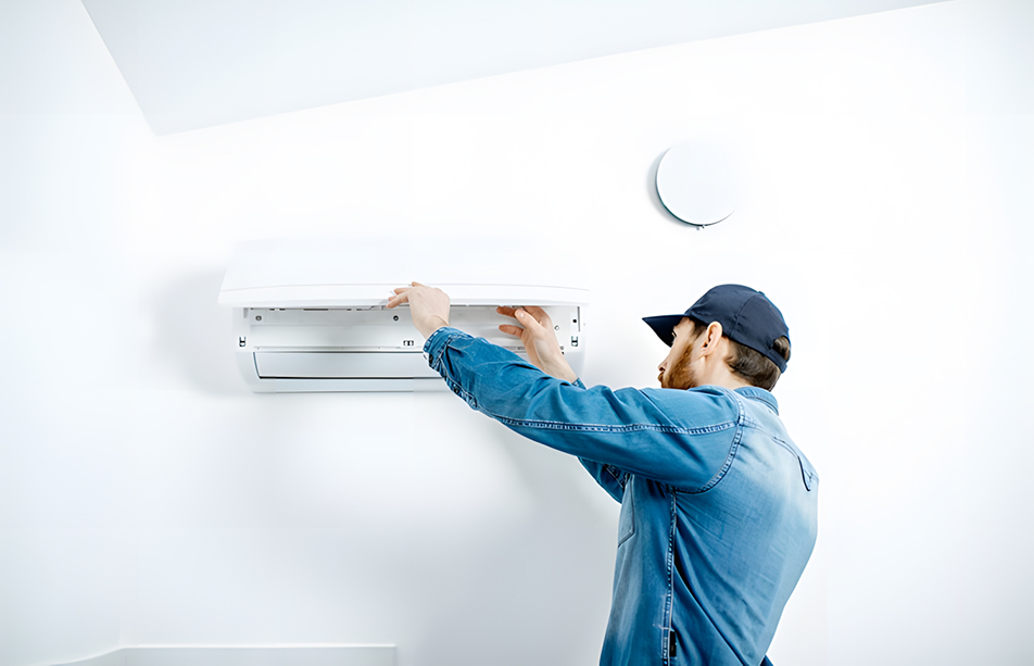 Krzyki  Wrocław - montaż klimatyzatora