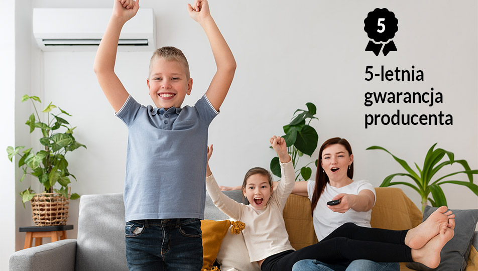 Klimatyzator Hyundai z 5-letnią gwarancją producenta