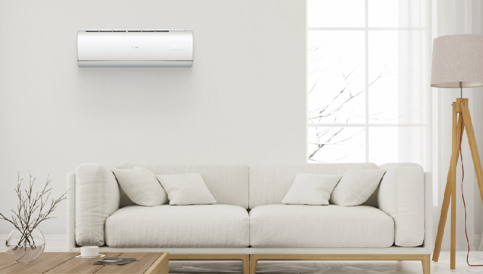 Klimatyzator HAIER Jade Plus po montażu w salonie