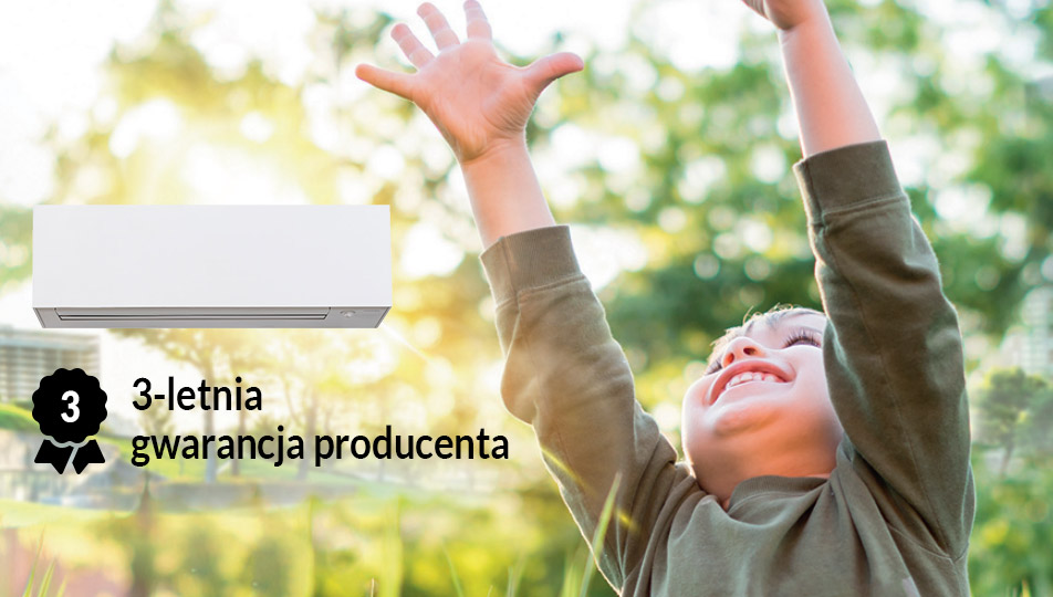 Klimatyzator Toshiba z 5-letnią gwarancją producenta