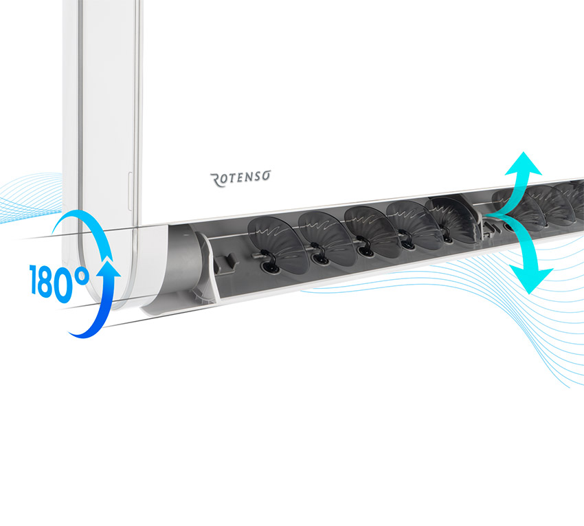 Żaluzja obrotowa 180°