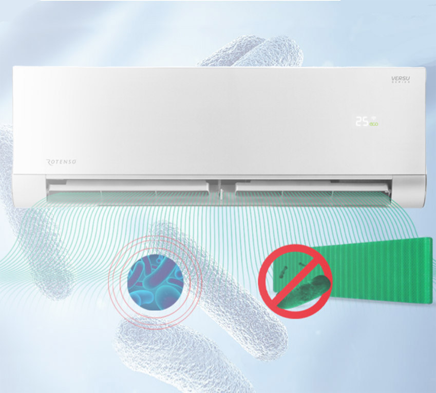 Filtry powietrza w Rotenso Versu Pure X