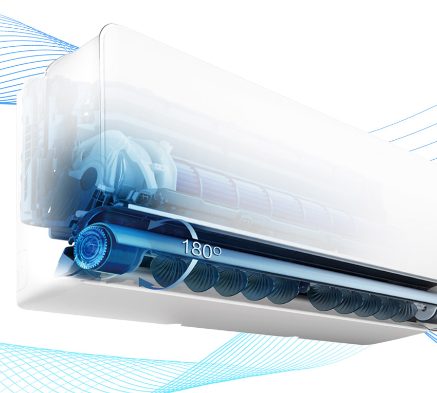 Żaluzja obrotowa 180°