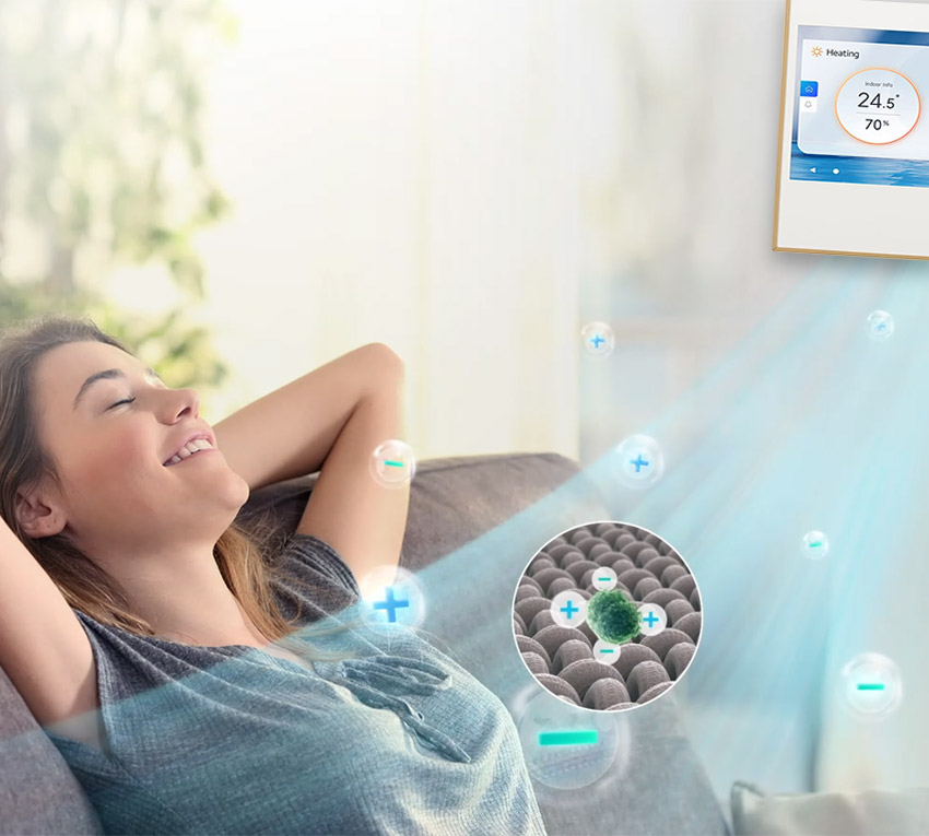 Oczyszczanie powietrza z Plasmaster™ Ioniser+