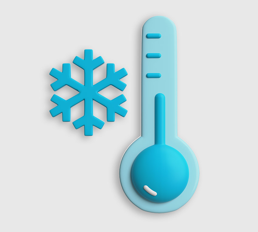 Utrzymanie temperatury +8°C