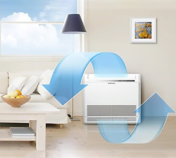 Dwukierunkowy nawiew powietrza