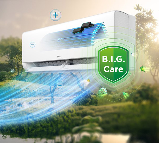 Czystsze powietrze dzięki jonizacji B.I.G. Care