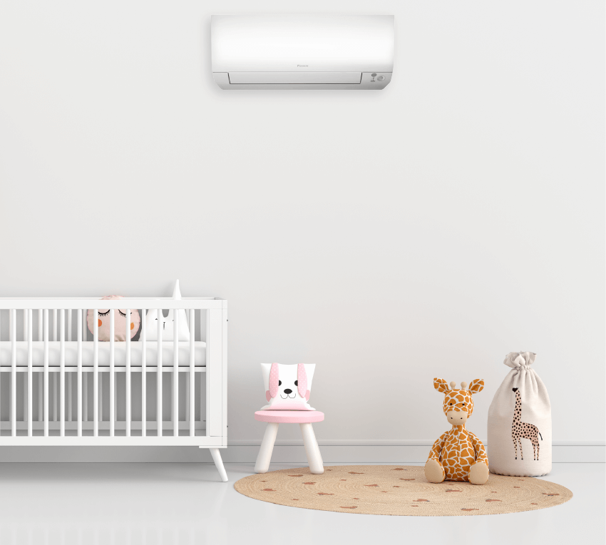 Cicha praca klimatyzacji ściennej Daikin Perfera