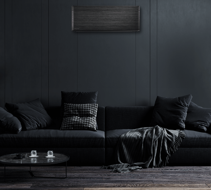 Cicha jednostka zewnętrzna w Daikin Stylish Blackwood