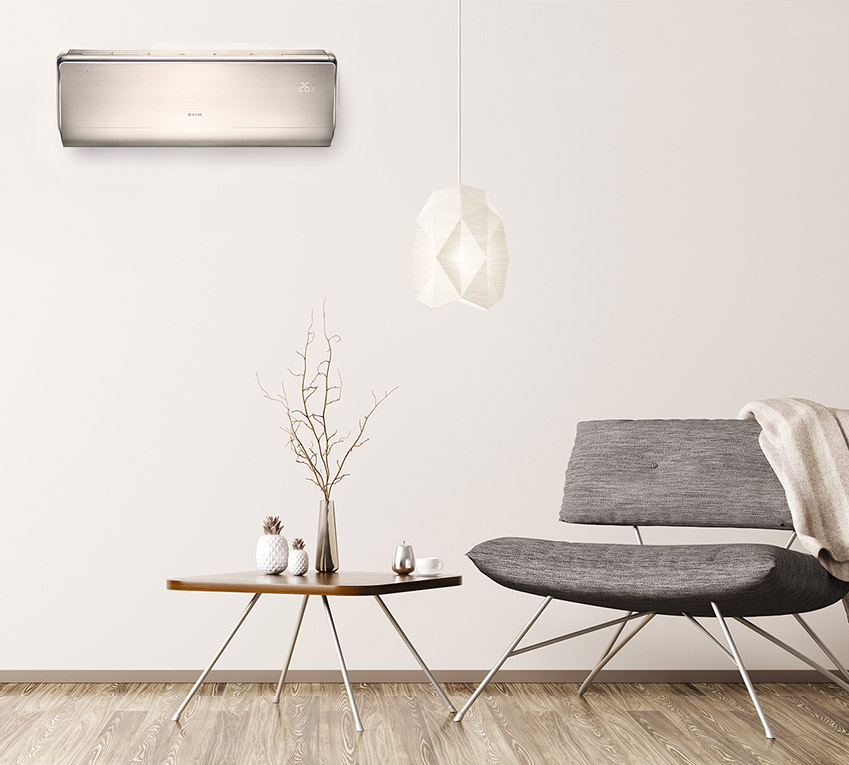 Cicha praca klimatyzacji Gree U-Crown Champagne