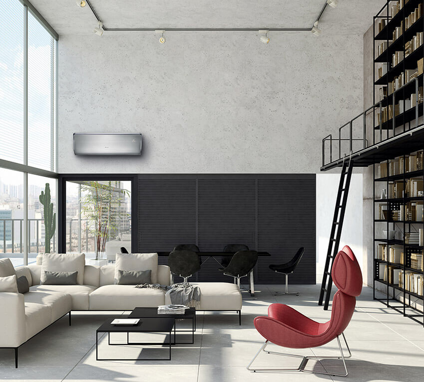 Cicha praca klimatyzacji Gree U-Crown Silver