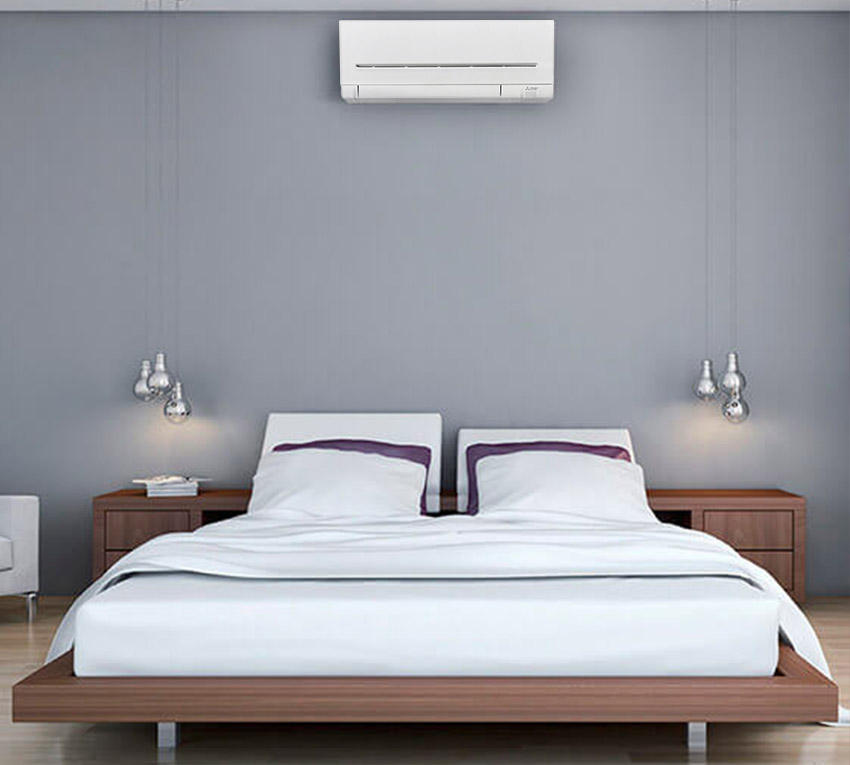 Cichy agregat klimatyzacji Mitsubishi Kompakt