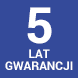 5-letnia gwarancja