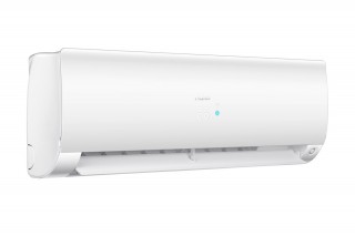 Haier Nordic Flexis Plus White Shine - widok bokiem, otwarta żaluzja