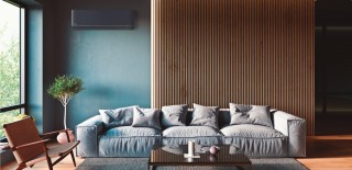 Panasonic Etherea KIT-XZ Graphite - aranżacja klimatyzatora