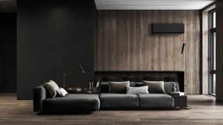 Toshiba Shorai Edge Black - aranżacja klimatyzatora