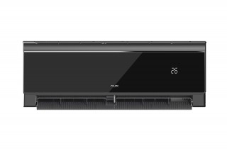 AUX C-Smart Premium Onyx - widok z przodu, otwarta żaluzja