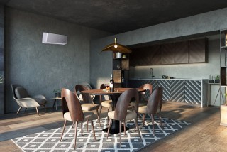 Klimatyzator ścienny Gree Amber Standard Silver - aranżacja