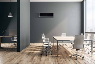 Gree Amber Standard Black klimatyzator ścienny aranżacja