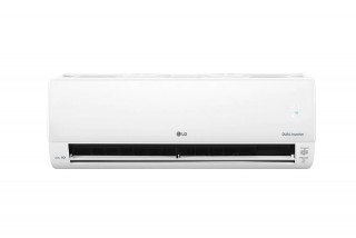 Klimatyzator LG Deluxe, widok z przodu, otwarte żaluzje