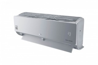LG Artcool Silver widok front, boczna strona