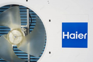 Haier Flexis Plus Black Matt jednostka zewnętrzna, zbliżenie