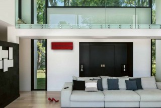 Klimatyzator Mitsubishi Diamond Ruby Red aranżacja